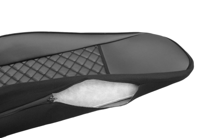 Set huse din piele ecologica pentru VOLVO FH12 (2016-2020) Negru [4]