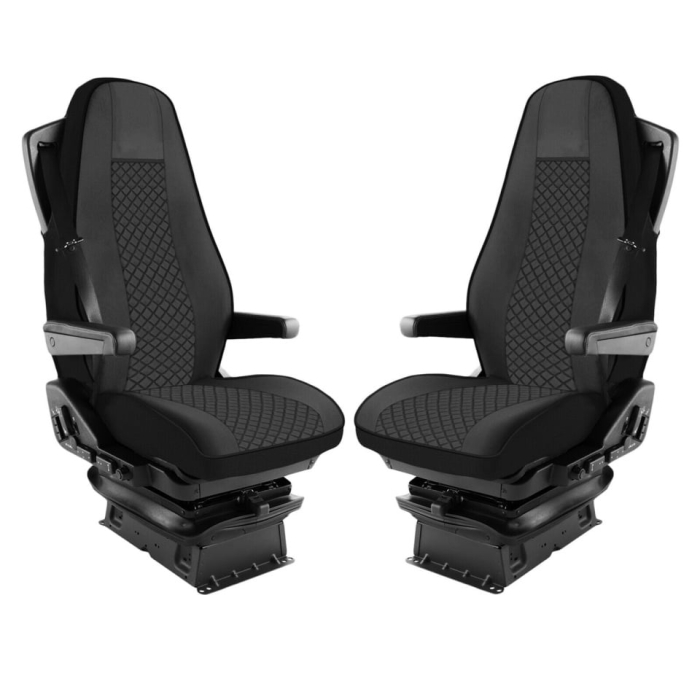 Set huse din piele ecologica pentru VOLVO FH12 (2016-2020) Negru [1]