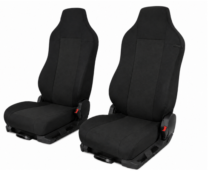 Set huse scaun auto pentru camion MAN TGA, TGL, TGX, TGS, negru [2]