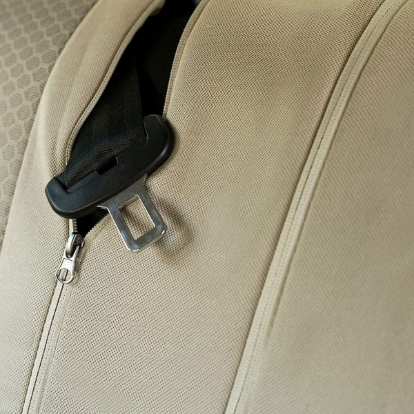 Set huse scaune bej piele si textil BMW X3 2003 - 2010 (bancheta fractionata) [8]