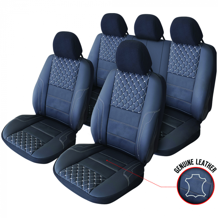 Set huse scaune auto piele naturala Volkswagen Golf VIII (2020-2025)  Queen [1]