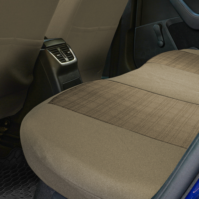 Set Huse Scaune piele si textil compatibile Skoda Octavia (2012-2020) Bej [5]