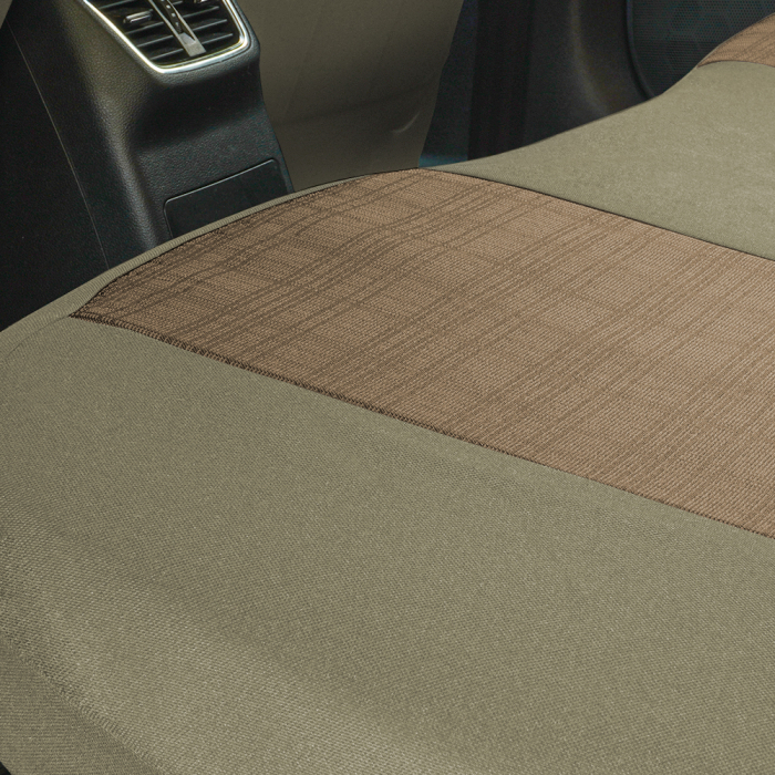Set Huse Scaune piele si textil compatibile Skoda Octavia (2012-2020) Bej [4]