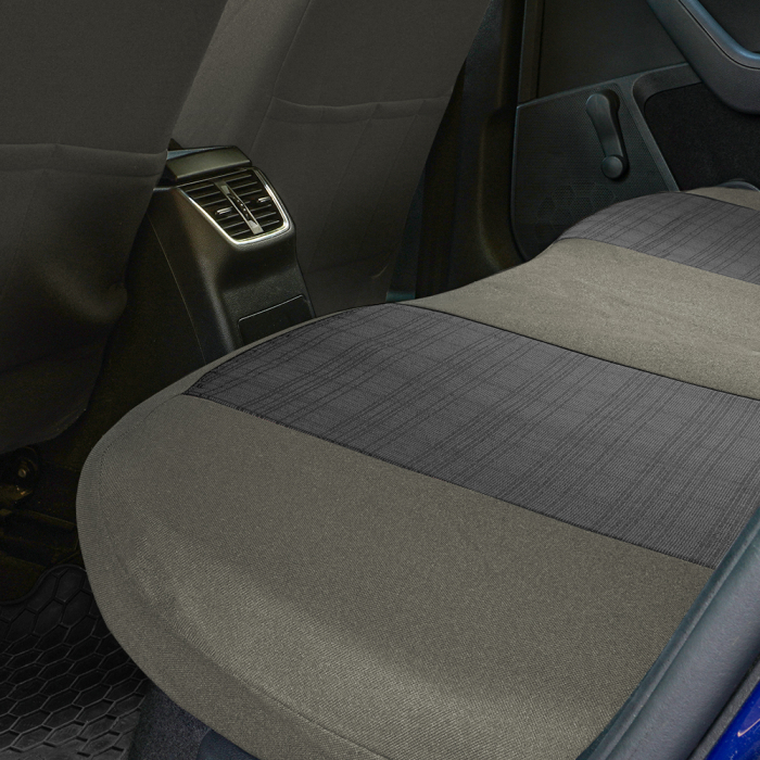 Set Huse Scaune piele si textil compatibile Skoda Octavia (2012-2020) GRI [3]