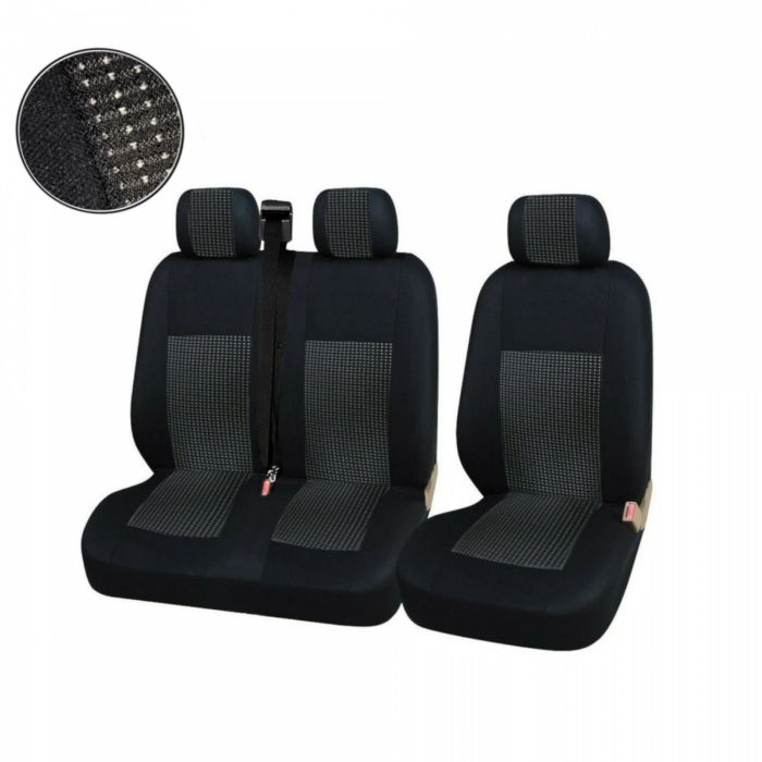 Set Huse Scaune  Mercedes Sprinter 3 locuri 2+1 (2000-2014) [3]
