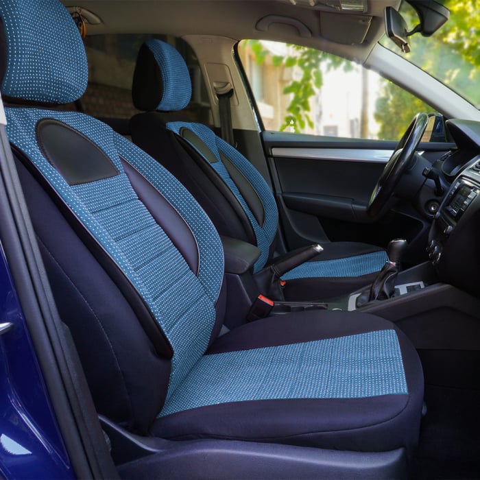 Set Huse Scaune piele si textil Skoda Octavia (2004-2009) [1]