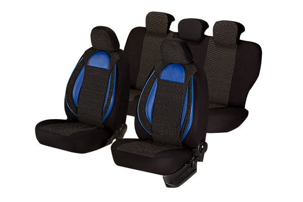 Set Huse Scaune piele si textil Skoda Octavia (2004-2009) [3]