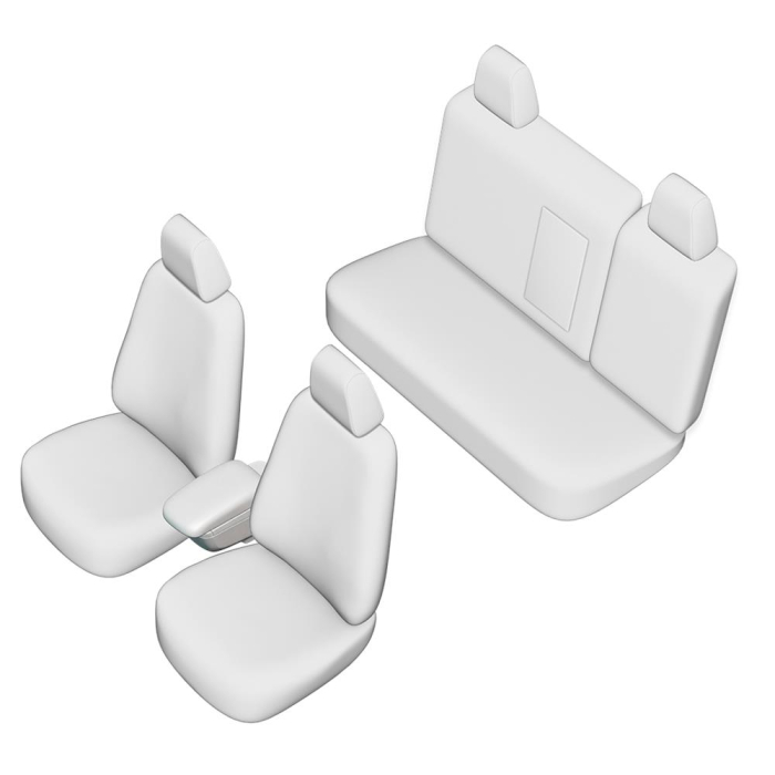 Set huse scaune material textil dedicate TOYOTA COROLLA SEDAN 2018-2023 (BANCHETA FRACTIONATA) [3]