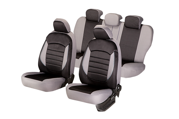 Set Huse Scaun Urban Negru - Gri  Compatibile cu sistem AIRBAG [4]