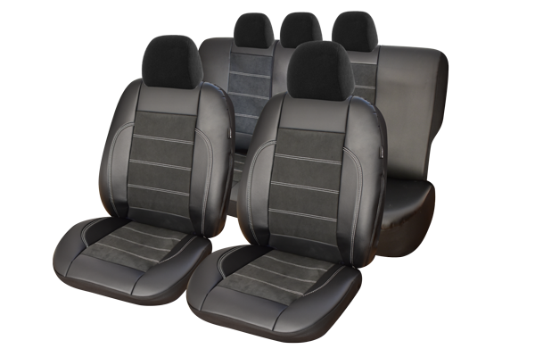 Set huse scaune piele alcantara Mercedes-Benz Clasa B  (W246) 2011-2017 [2]