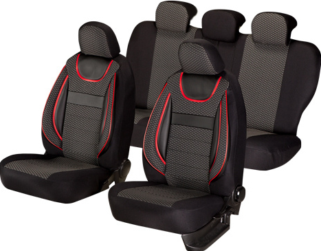 Set Huse scaune auto dedicate AUDI A6 (2005 - 2011).bancheta fractionata [3]