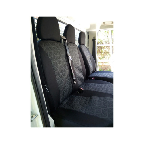 Set Huse scaune auto dedicate textil Fractionate Ford Custom 2023-2025 [4]