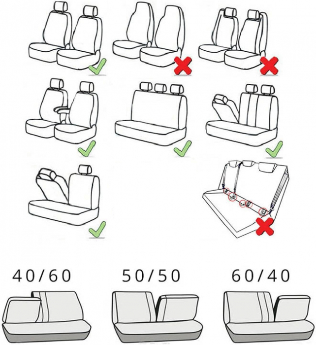 Set huse Scaune Auto Piele ecologica Dacia Logan III 2021-2026 [11]