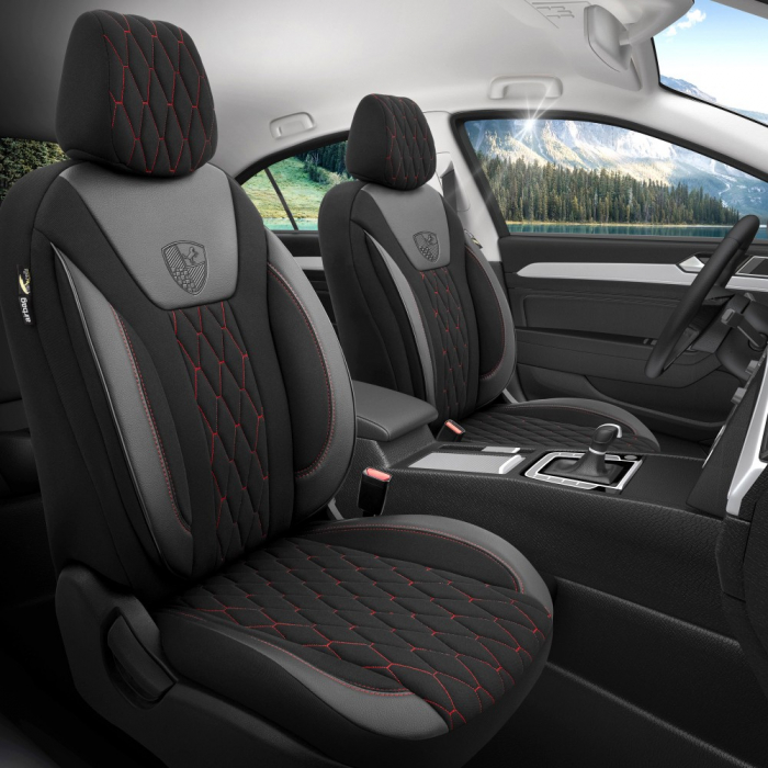 Set huse scaune compatibile Hyundai Tucson 2015-2020 ( compatibile cu sistem AIRBAG) [1]