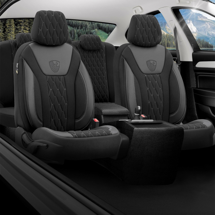 Set huse scaune compatibileAudi Q3  (2011-2019)  compatibile cu sistem AIRBAG [4]