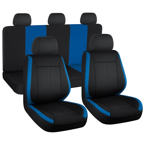 Set huse scaune dedicate Dacia Duster (2009-2017) Negru-Albastru Vision [2]