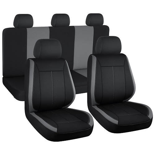 Set huse scaune dedicate Dacia Duster (2009-2017) Negru-Gri Vision [2]