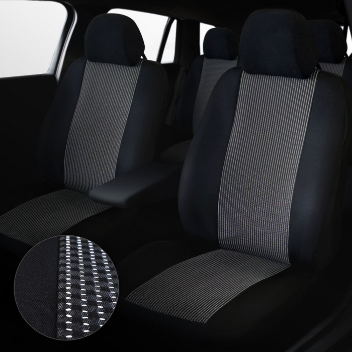 Set huse scaune dedicate DACIA LOGAN 1 (2004 - 2012) Premium (Bancheta fractionata ) [2]