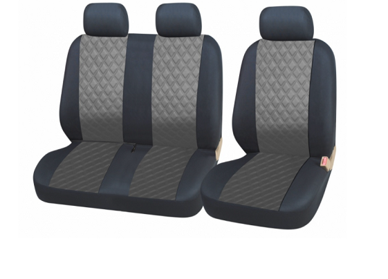 Set Huse scaune din piele CITROEN Jumper 3 locuri 2+1 (2006-2014) [2]
