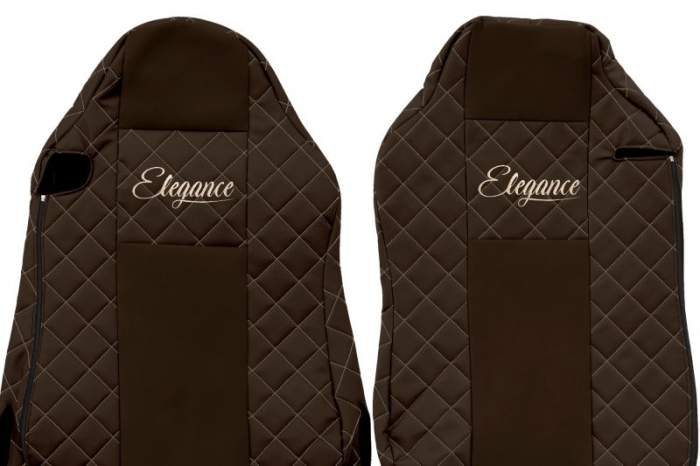Set huse scaune din piele dedicate Man TGX  (2007-2021) Piele matlasată EKO [2]