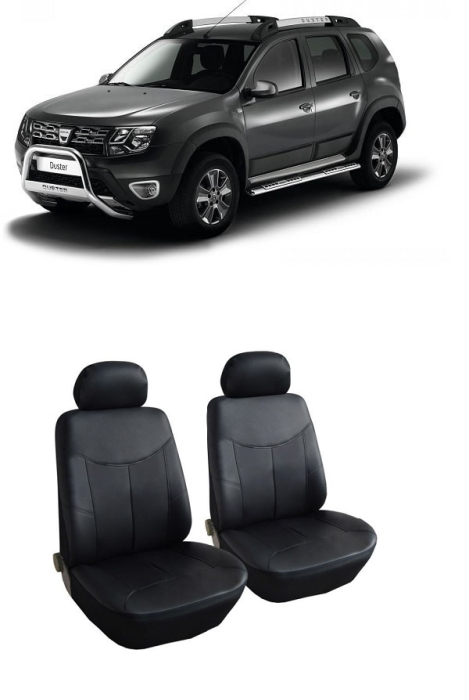 Set huse scaune din piele fata Dacia Duster 2010-2017 (1+1) [1]