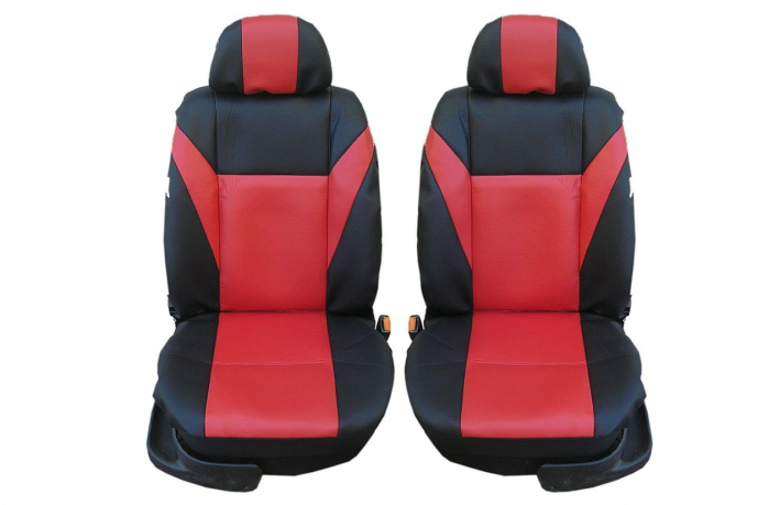 Set huse scaune din piele fata Dacia Logan Van 2005-2020 (1+1) [2]