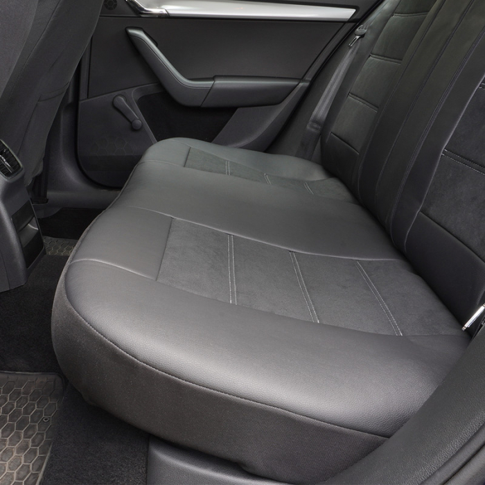 Set huse scaune Piele Alcantara compatibil Volkswagen Passat B5 2000-2005 [9]