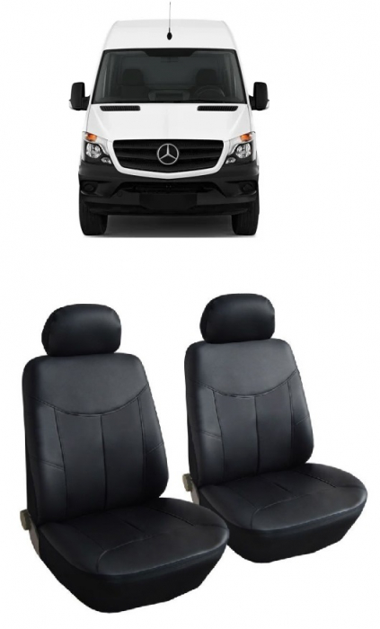 Set huse scaune piele ecologica Mercedes Sprinter 2006-2019 (1+1) [1]
