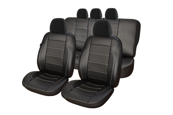 Set Huse scaune Piele perforata Volkswagen Touareg (2002-2010) [3]