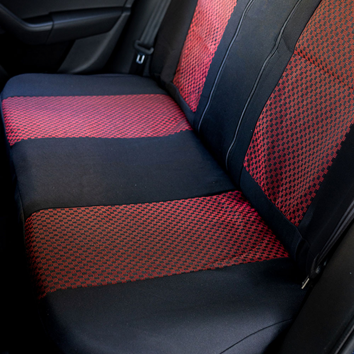 Set huse scaune textil si piele ecologica Opel Astra H Hatchback (2004-2014) ROSU [7]