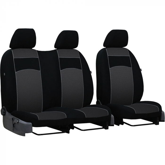 Set huse scaune Premium dedicate Renault Trafic 2+1 (2000-2014) [2]