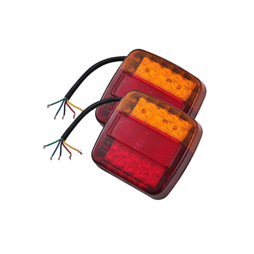 Set lampi spate LED 110x105 mm, 5 functii, iluminare numar, stanga/dreapta [1]
