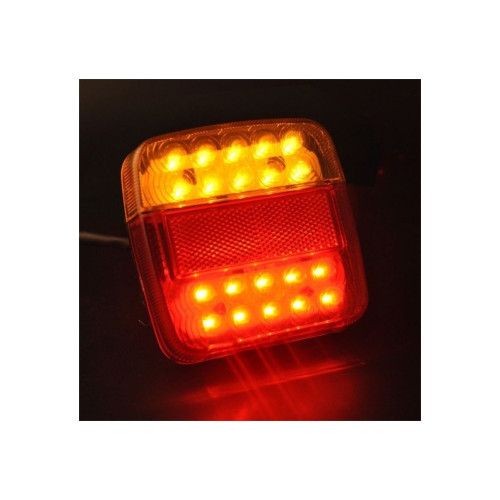 Set lampi spate LED 110x105 mm, 5 functii, iluminare numar, stanga/dreapta [6]