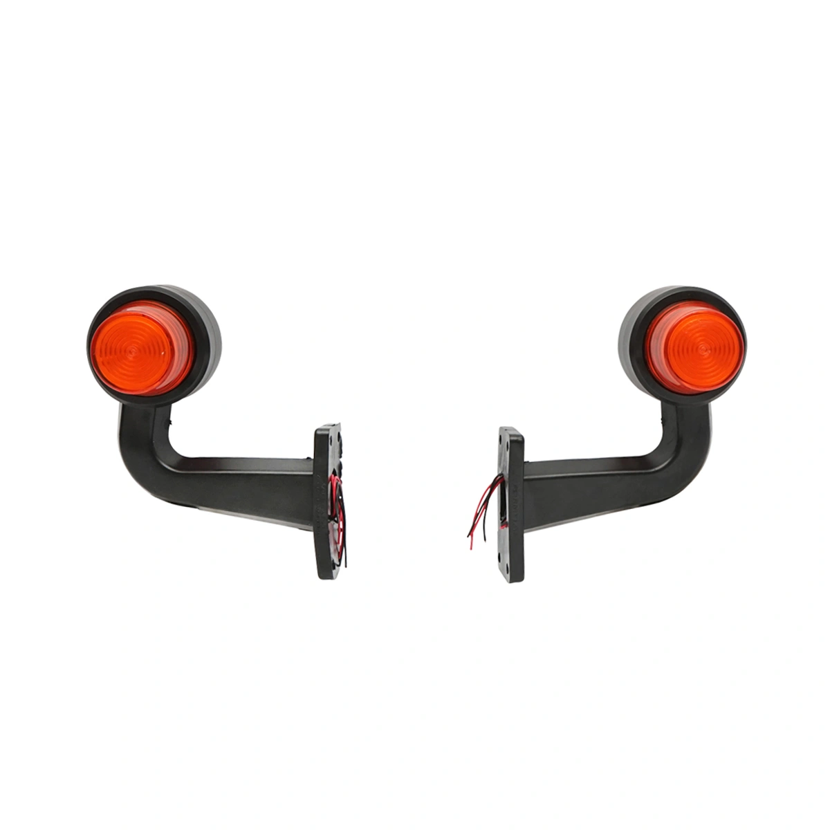 Set lampi laterale gabarit led-neon cu brat 12-24V rosu/galben [3]