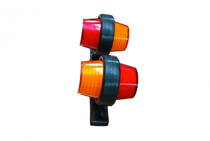 Set lampi laterale gabarit led-neon DAF 12-24V rosu/galben [3]