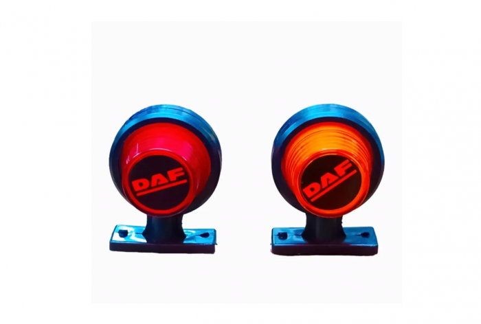 Set lampi laterale gabarit led-neon DAF 12-24V rosu/galben [2]