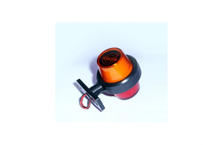 Set lampi laterale gabarit led-neon Volvo12-24V rosu/galben [2]
