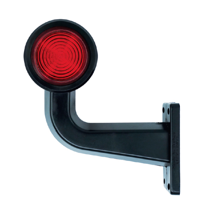 Set Lampi Laterale Gabarit LED - Rosu 160 mm 12V-24V [2]