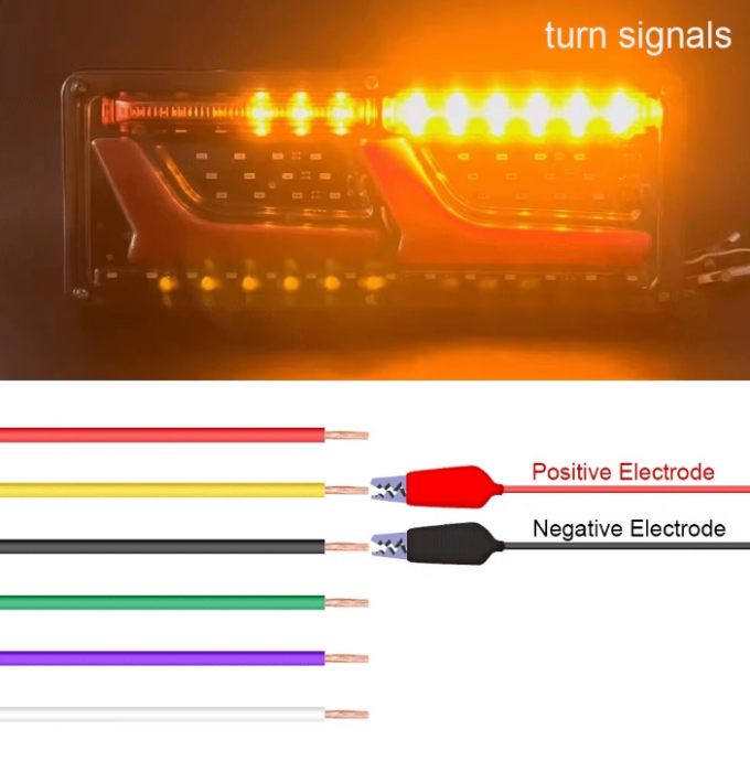 Set lampi LED 12V-24V cu semnalizare dinamica Neon efect dimensiuni 32x13cm [10]