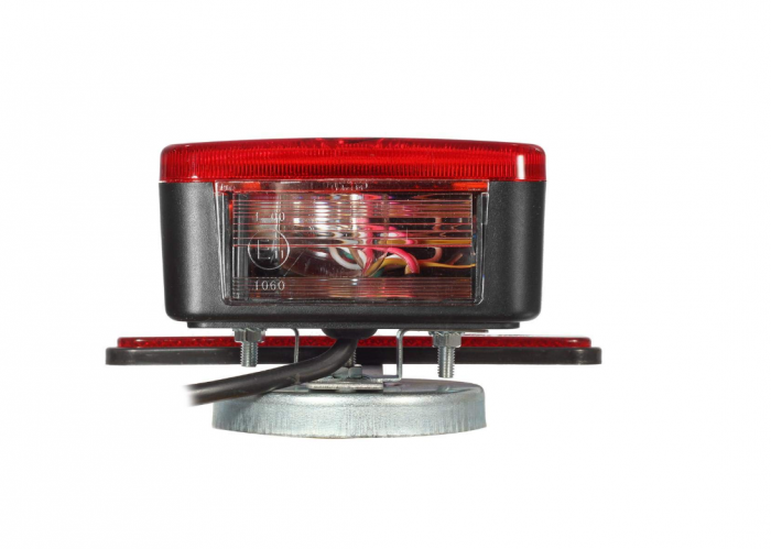Set lampi magnetice cu triunghiuri reflectorizante pentru remorca, fisa 7 pini, cablu 2,5m, cablu fisa 7,5 m [4]