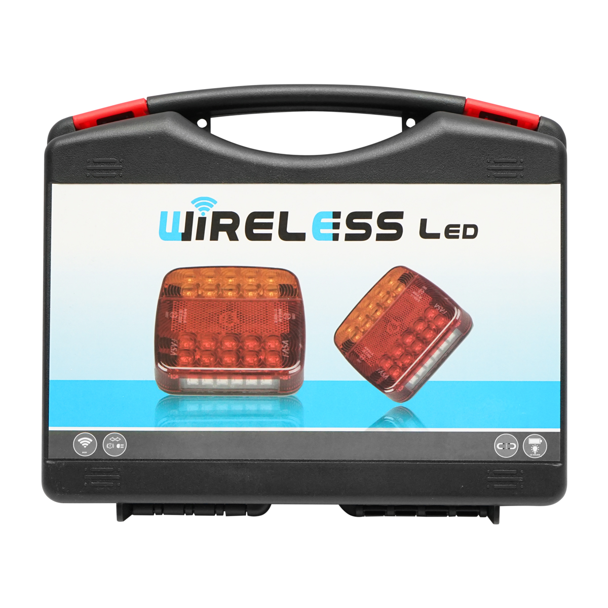 Set lampi magnetice WIFI cu control wireless 12/24V baterie 3.7V/2000mAh cablu IP65 [6]
