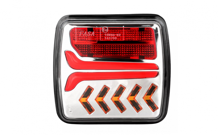 Set lampi remorca LED 12-24V cu magnet si control wireless, baterie 3.7V/2000mAh [9]