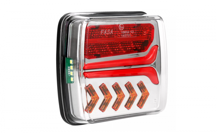 Set lampi remorca LED 12-24V cu magnet si control wireless, baterie 3.7V/2000mAh [8]