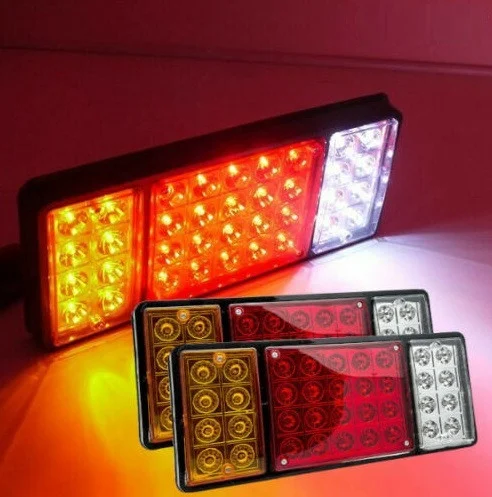 Set lampi Stop LED cu 4 Functii 12V, 31,5 cm x 13,5 cm [3]