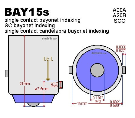 Set LED 78 SMD BAY15S - MODUL AMERICA [4]