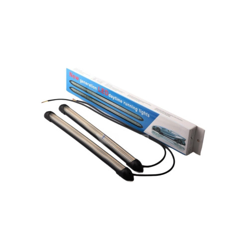 Set lumini LED DRL cu functie de semnalizare dinamica 12V lungime 28cm [4]