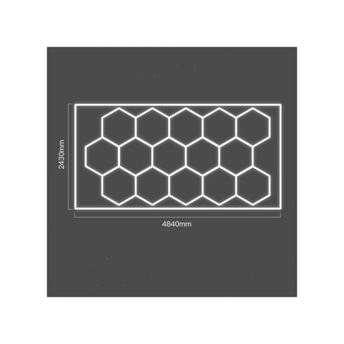 Set lumini LED HEXAGONALE [3]