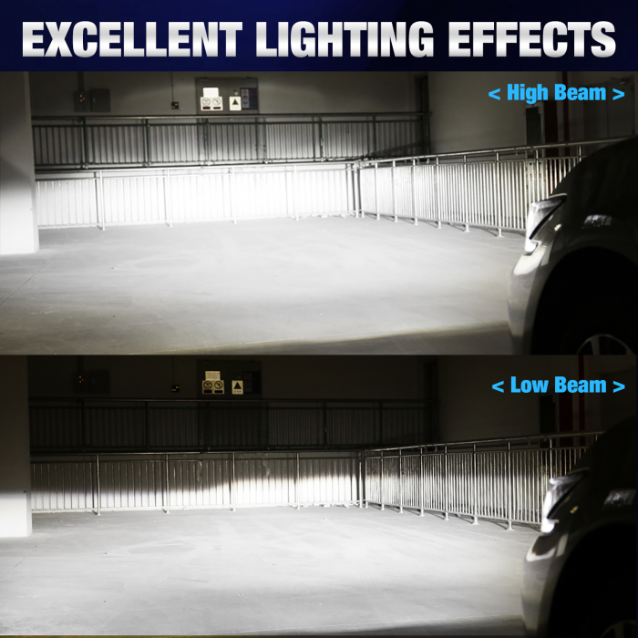 Set becuri  mini LED E4P H4, 12V, 50W,15000lm, 6500K, Canbus [5]