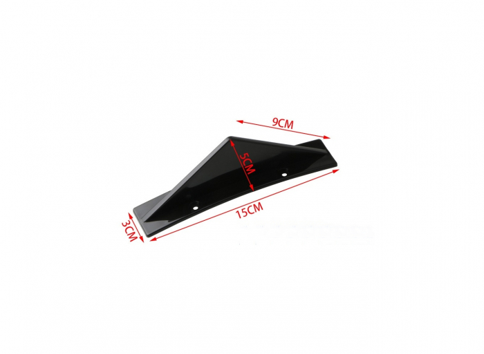 Set ornament splitter pentru bara spate culoare Negru [4]