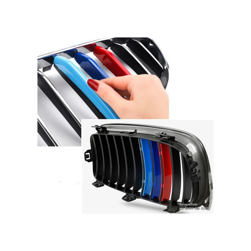 Set ornamente dungi grila fata auto compatibile BMW X3 G01 LCI 2021-2024 [5]